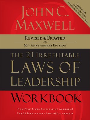 cover image of The 21 Irrefutable Laws of Leadership Workbook
